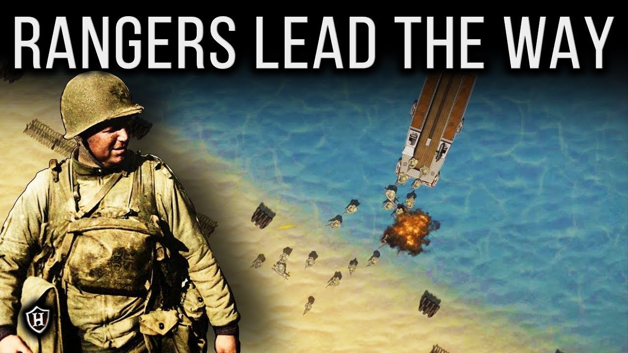 US Army Rangers climb a cliff while under fire! - Battle of Pointe du Hoc, 1944 - D-Day Landings