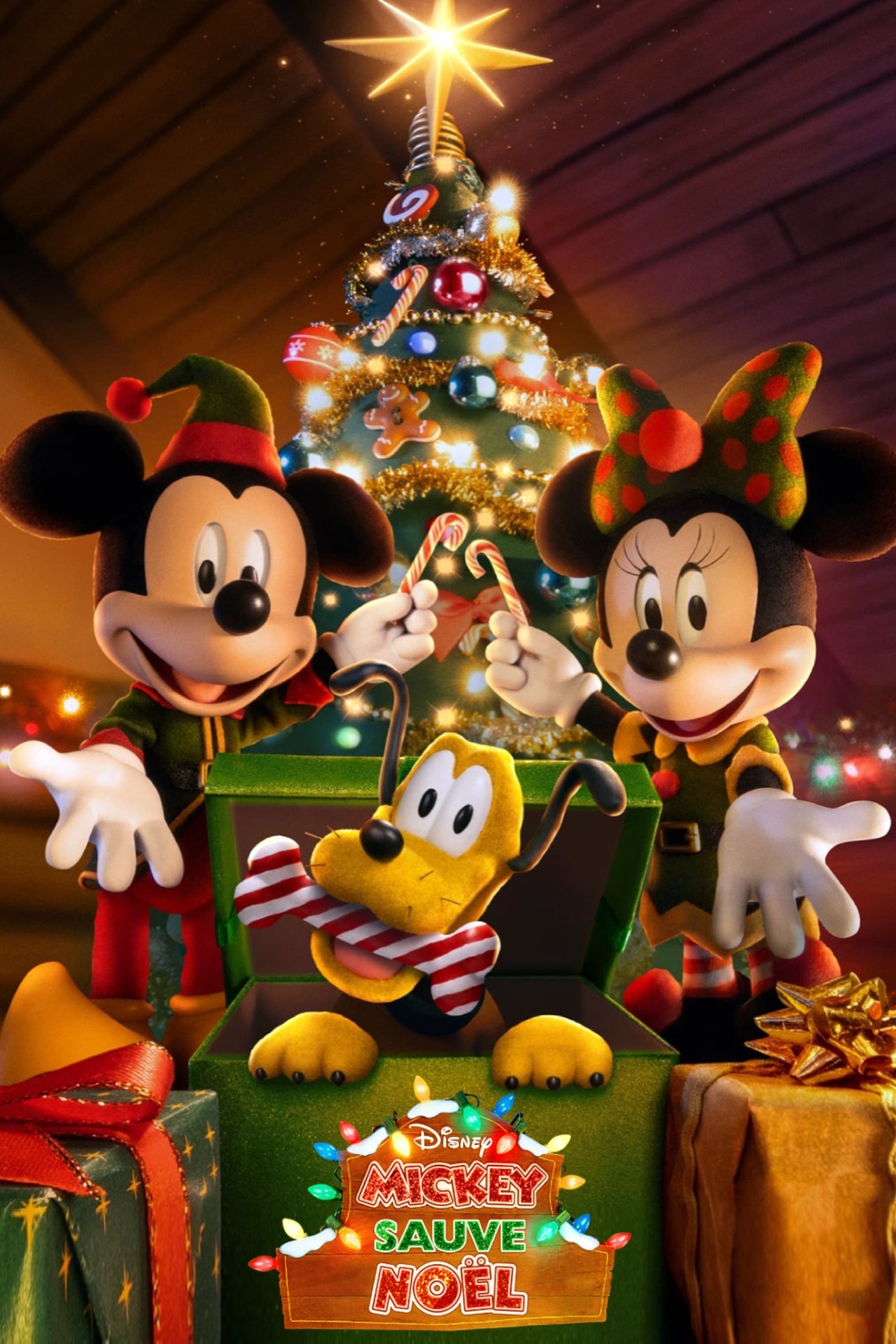 Mickey sauve Noël poster