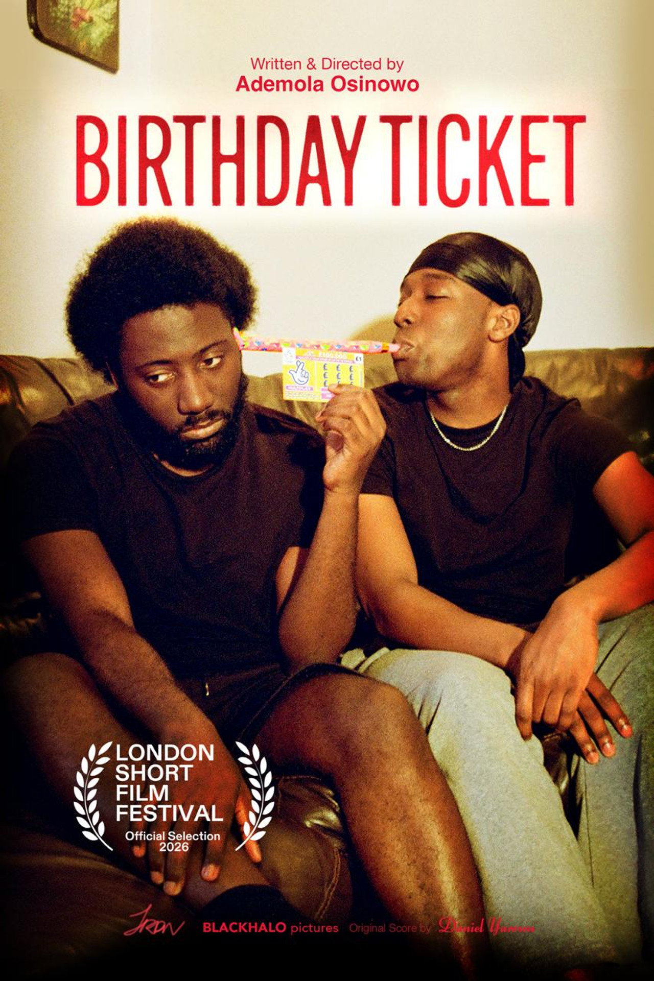 Birthday Ticket Backdrop