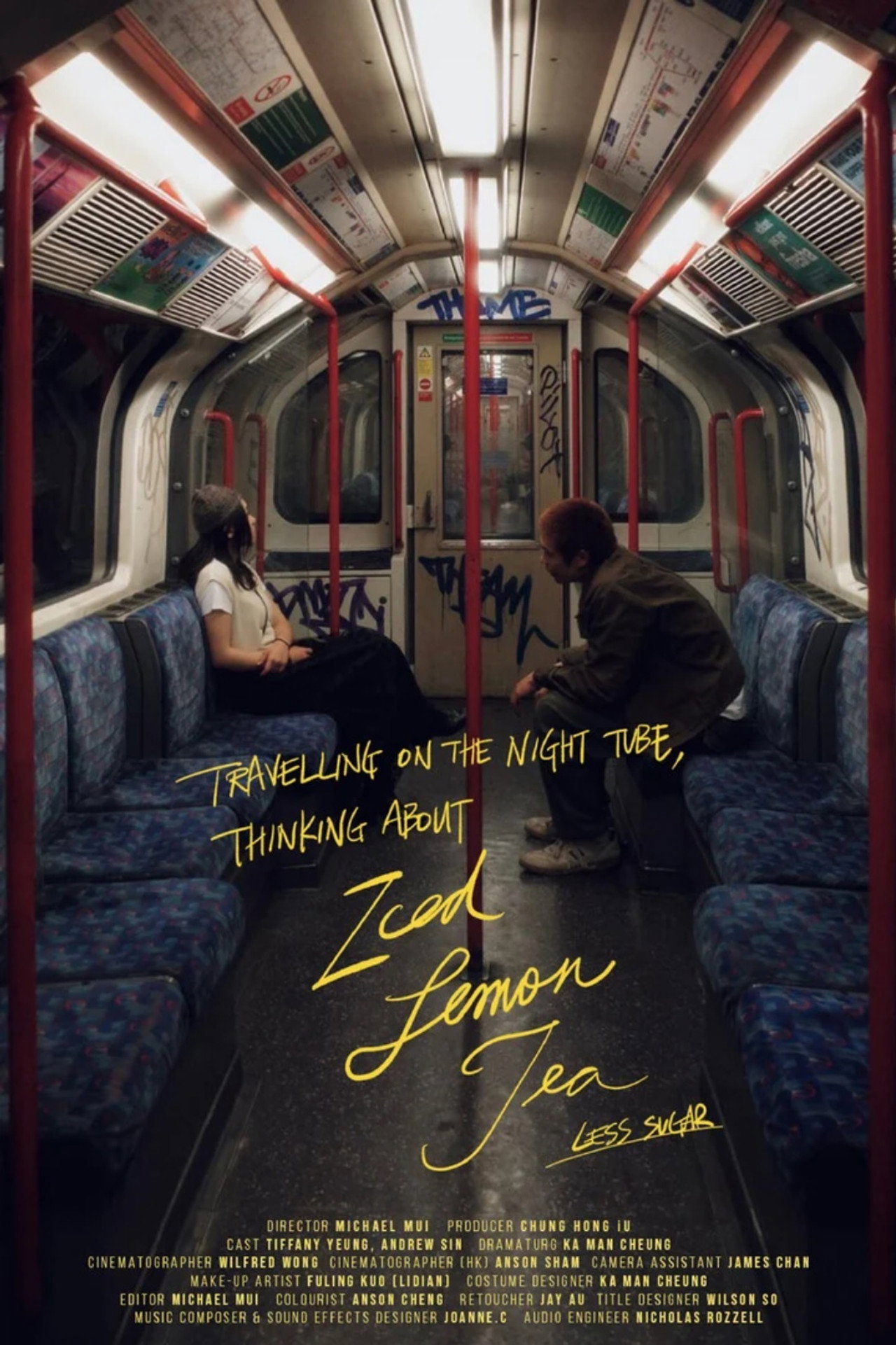 Travelling on the Night Tube, Thinking About Iced Lemon Tea, Less Sugar