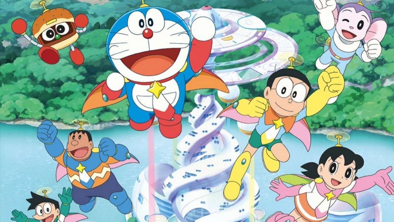 Scen från Doraemon: Nobita and the Space Heroes