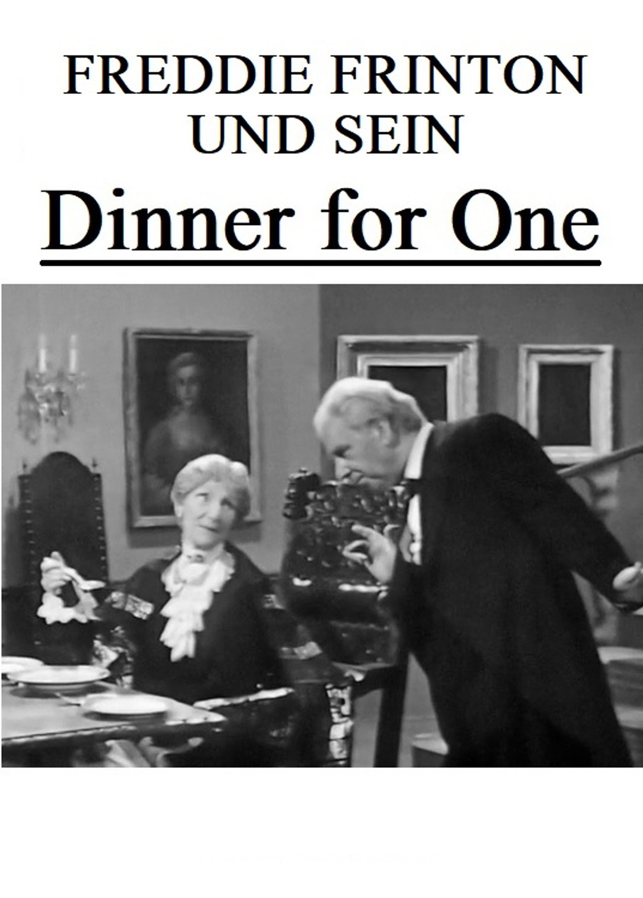 Freddie Frinton und sein Dinner for One Backdrop