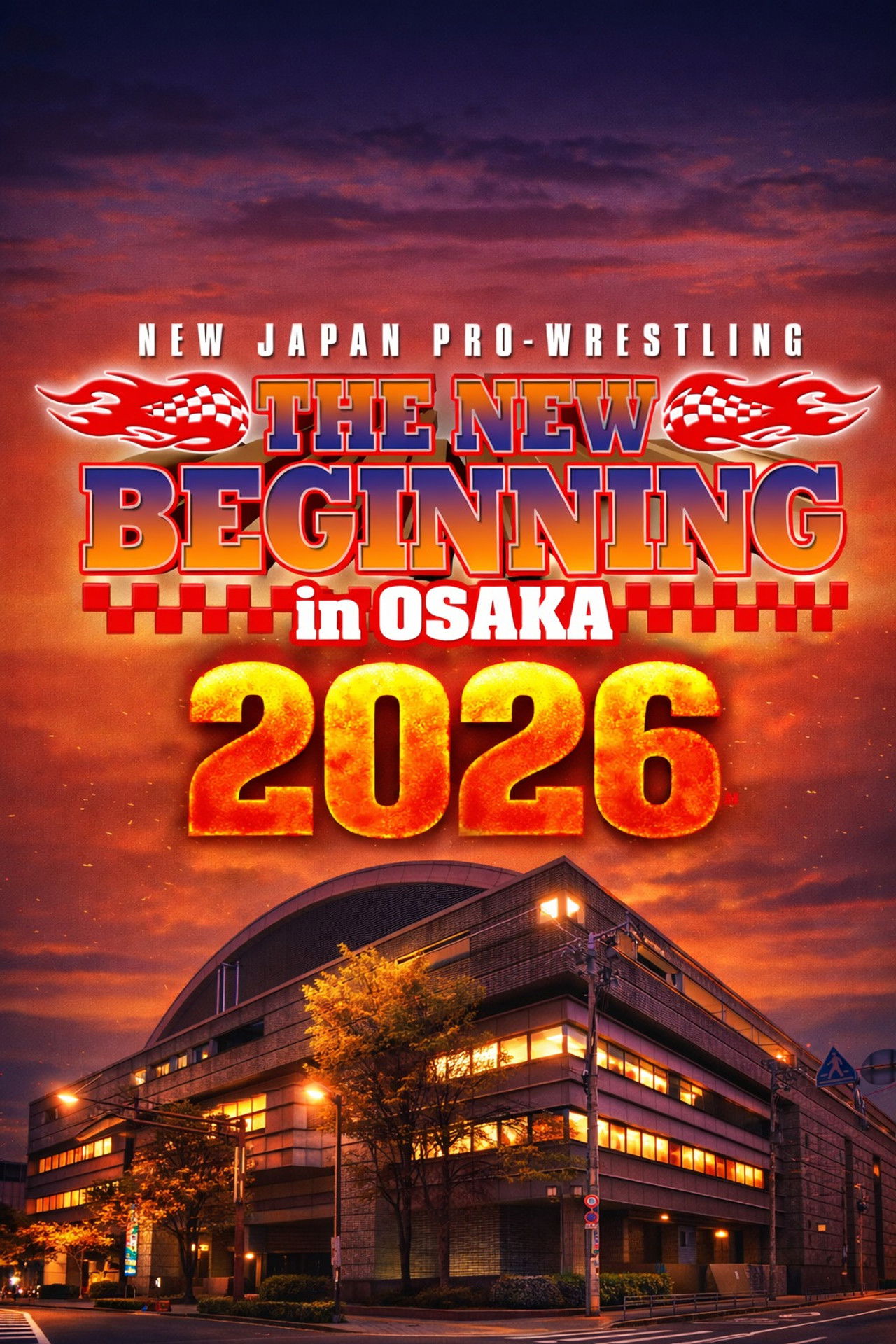 NJPW The New Beginning In Osaka 2026 Backdrop