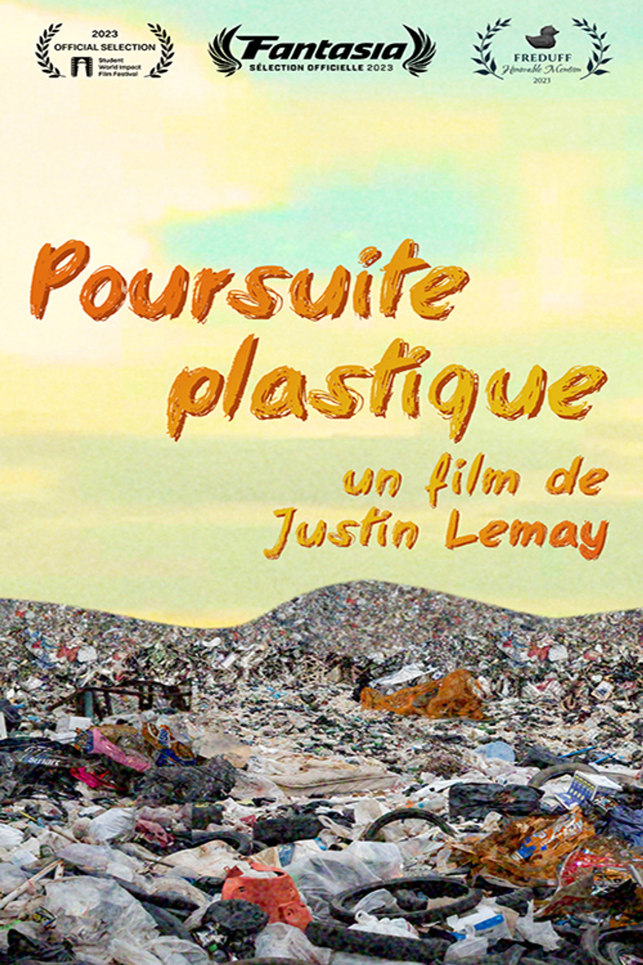 Poursuite plastique filmaffisch