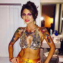 Angela Everhart als Bartender at Mermaid Bar