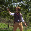 Mike Azza als Vaqueiro (O Caubói de Dread)