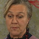 Silke Volkner als Omma Soffi - Geburtstagskind