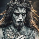 Benjamin Buss als Matthew Greywolf (lead guitar)