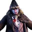 Vito als le mandrill