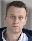 Grootschalige poster van Alexei Navalny