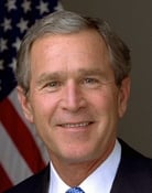 Grootschalige poster van George W. Bush