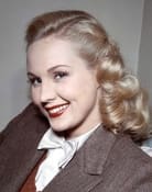 Grootschalige poster van Virginia Mayo