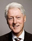 Grootschalige poster van Bill Clinton