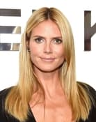 Grootschalige poster van Heidi Klum