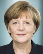 Grootschalige poster van Angela Merkel
