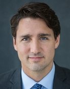 Grootschalige poster van Justin Trudeau