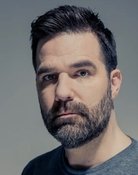 Grootschalige poster van Rob Delaney