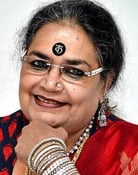 Grootschalige poster van Usha Uthup