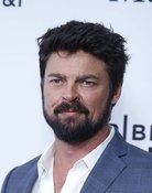 Grootschalige poster van Karl Urban