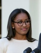 Grootschalige poster van Sasha Obama