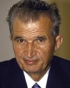 Grootschalige poster van Nicolae Ceausescu