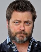 Grootschalige poster van Nick Offerman