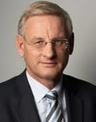 Grootschalige poster van Carl Bildt