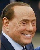 Grootschalige poster van Silvio Berlusconi