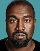 Grootschalige poster van Kanye West