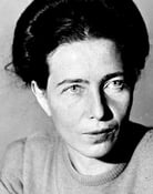 Grootschalige poster van Simone de Beauvoir