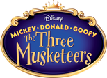Logo Mickey, Donald, Goofy: The Three Musketeers