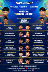 Poster de la película ONE Friday Fights 140: Kongchai vs. Thway Lin Htet