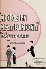 Poster de la película Modern Matrimony