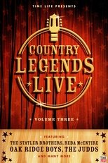 Poster de la película Time-Life: Country Legends Live, Vol. 3