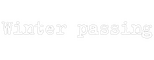 Logo Winter Passing