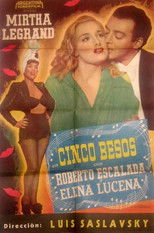 Poster de la película Cinco besos