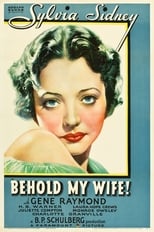 Poster de la película Behold My Wife!