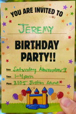 Poster de la película Jeremy Birthday Party!!