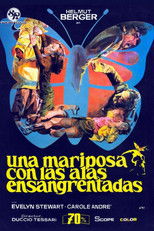 Poster de la película Una mariposa con las alas ensangrentadas
