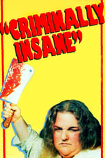 Poster de la película Criminally Insane