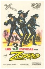 Poster de la película Las tres espadas del Zorro