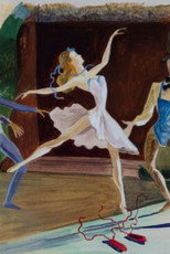 Poster de la película “The Red Shoes” Sketches
