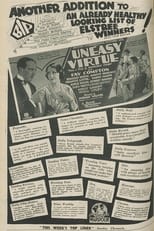 Poster de la película Uneasy Virtue