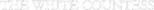 Logo The White Countess