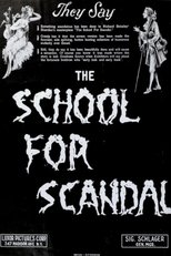 Poster de la película The School for Scandal