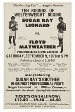 Poster de la película Sugar Ray Leonard vs. Floyd Mayweather Sr