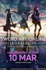 Poster de la película Sword Art Online Progressive: Aria de una Noche sin Estrellas