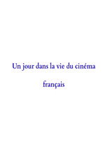 Poster de la película A Day in the Life of French Cinema