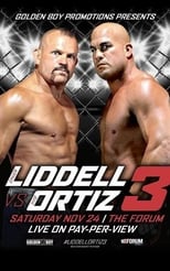 Poster de la película Golden Boy MMA Liddell vs Ortiz 3