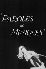 Poster de la película Paroles et musiques